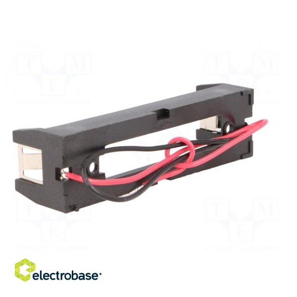 Holder | Leads: cables | Size: MR18650 | Batt.no: 1 | Colour: black image 6