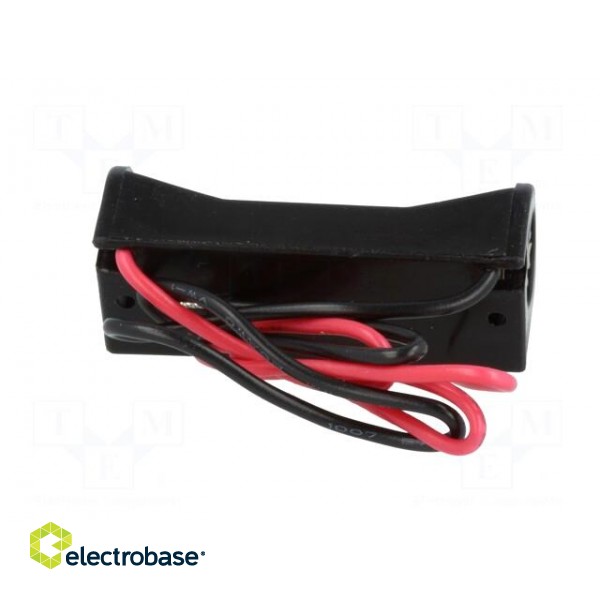Holder | Leads: cables | Size: N,R1 | Batt.no: 1 | Colour: black | 150mm image 7