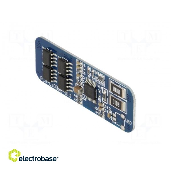PCB protection | Li-Ion | 50x16x4mm | 7A | 11.1VDC paveikslėlis 4