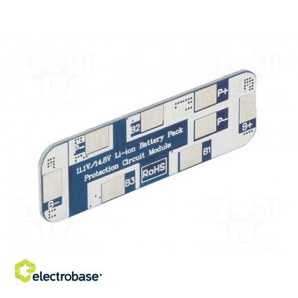 PCB protection | Li-Ion | 50x16x4mm | 7A | 11.1VDC paveikslėlis 6