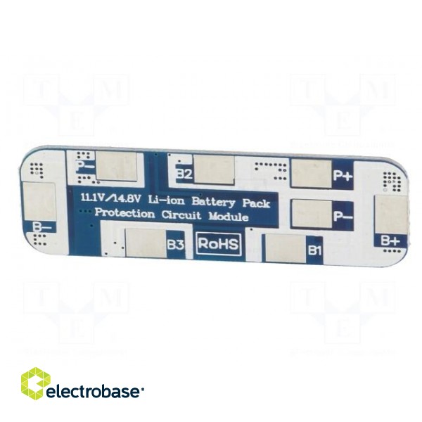 PCB protection | Li-Ion | 50x16x4mm | 7A | 11.1VDC paveikslėlis 7