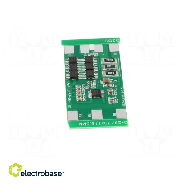 PCB protection | Li-Ion | 60x28x3.5mm | 10A | 14.8VDC image 9
