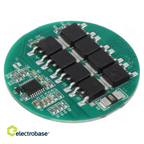 PCB protection | Li-Ion | Ø41x4mm | 20A | 11.1VDC