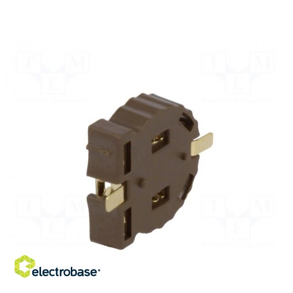 Socket | Mounting: SMT,horizontal | Size: CR1220,DL1220 | Batt.no: 1 paveikslėlis 4