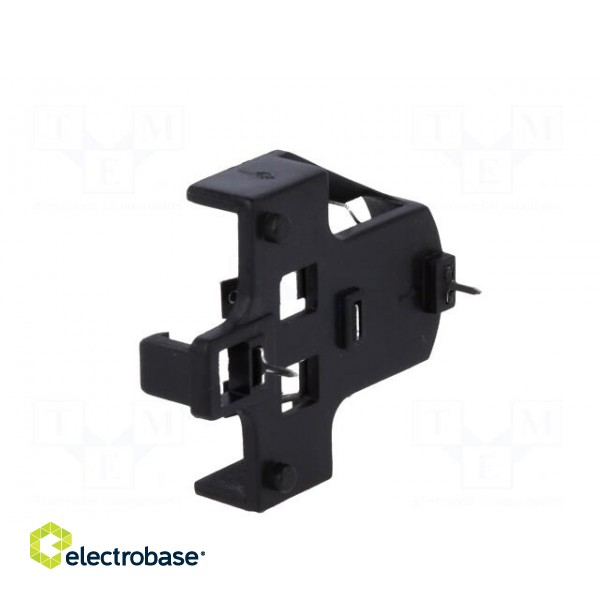 Socket | Mounting: THT,horizontal | Size: CR2032,DL2032 | Batt.no: 1 paveikslėlis 4