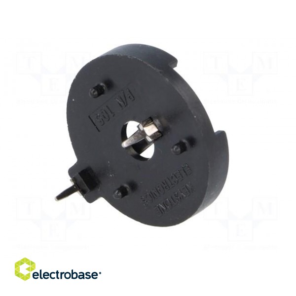 Socket | Mounting: THT,horizontal | Size: CR2430,DL2430 | Batt.no: 1 paveikslėlis 6