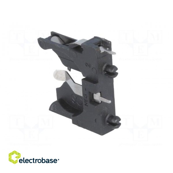 Socket | Mounting: THT,vertical | Batt.no: 1 | Ø: 20mm | 23.3mm image 4