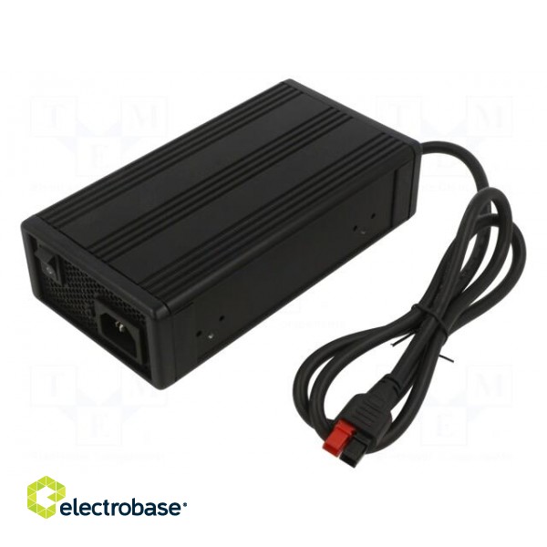 Charger: for rechargeable batteries | 12A | 40÷125Ah | 27.6VDC | 91%