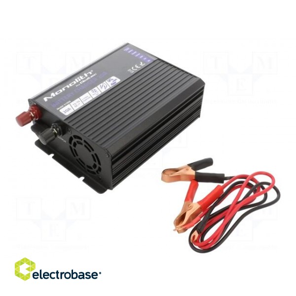 Charger: for rechargeable batteries | 20A | 12÷15VDC | 88% image 1