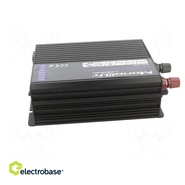 Charger: for rechargeable batteries | 20A | 12÷15VDC | 88% фото 7
