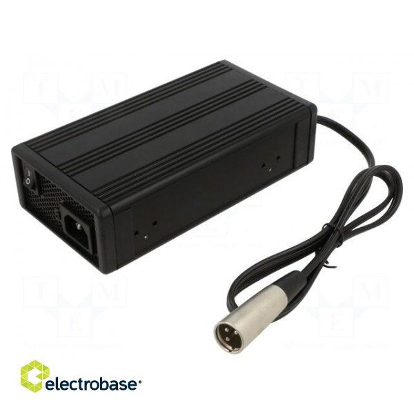 Charger: for rechargeable batteries | 2A | 7÷25Ah | 55.2VDC | 90.5%