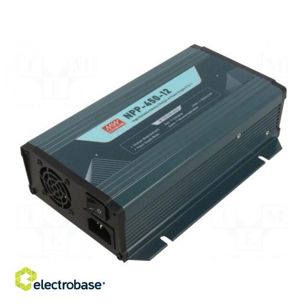 Charger: for rechargeable batteries | acid-lead,gel | 25A | 13.8VDC image 1