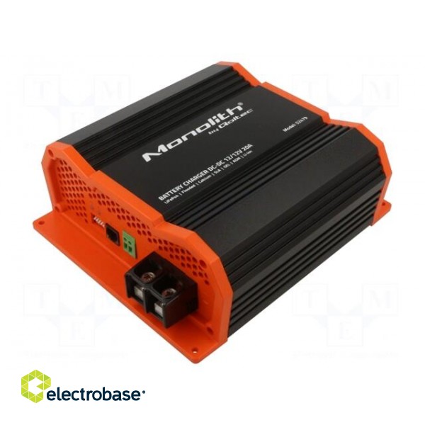 Charger: for rechargeable batteries | AGM,GEL,Li-FePO4 | 250W