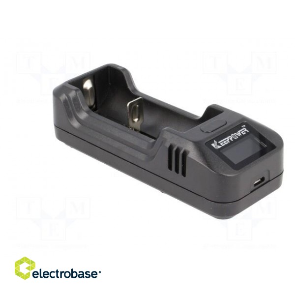Charger: for rechargeable batteries | Li-Ion | 3.6/3.7V | 1A | 5VDC image 8