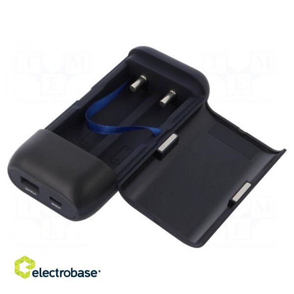 Charger: for rechargeable batteries | Li-Ion | 3.6/3.7V | 5VDC фото 2