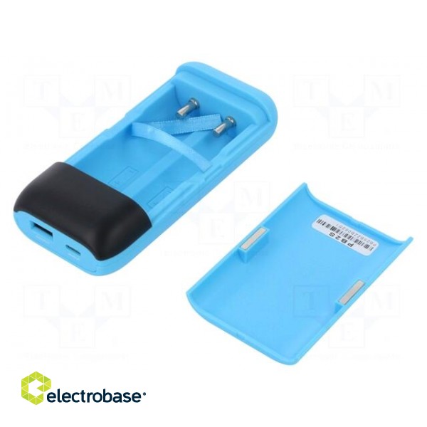 Charger: for rechargeable batteries | Li-Ion | 3.6/3.7V | 5VDC image 2