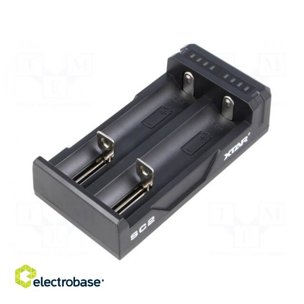Charger: for rechargeable batteries | Li-Ion | 3A image 1