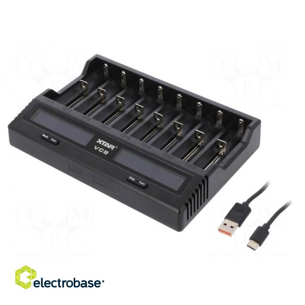 Charger: for rechargeable batteries | Li-Ion,Ni-Cd,Ni-MH