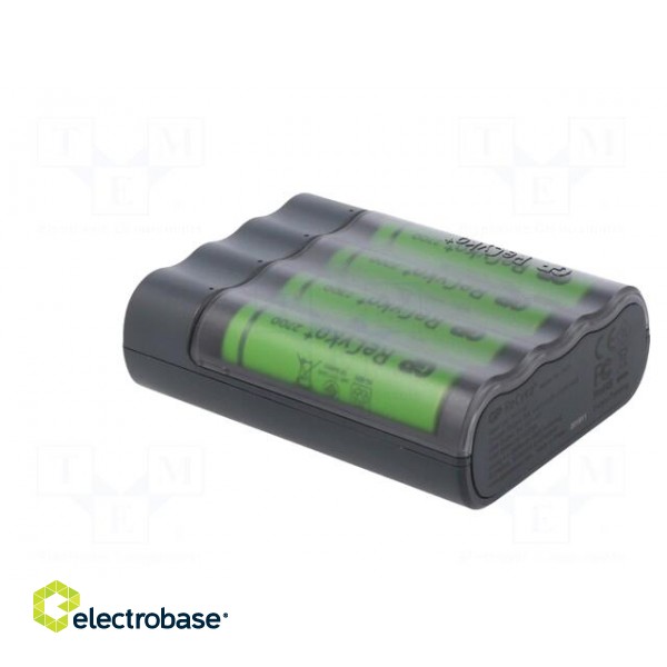 Charger: for rechargeable batteries | Ni-MH | Size: AA,AAA image 4