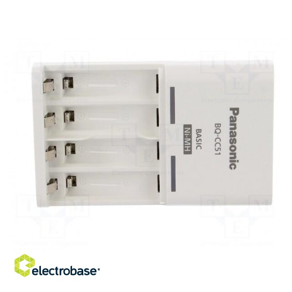 Charger: for rechargeable batteries | Ni-MH | Size: AA,AAA,R03,R6 image 3