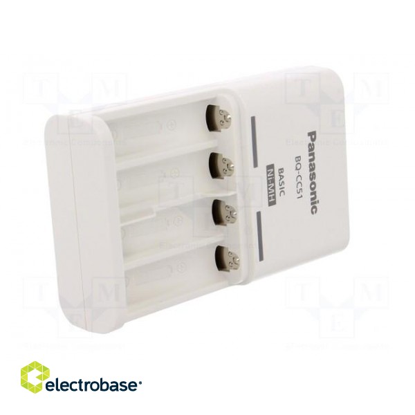 Charger: for rechargeable batteries | Ni-MH | Size: AA,AAA,R03,R6 image 2