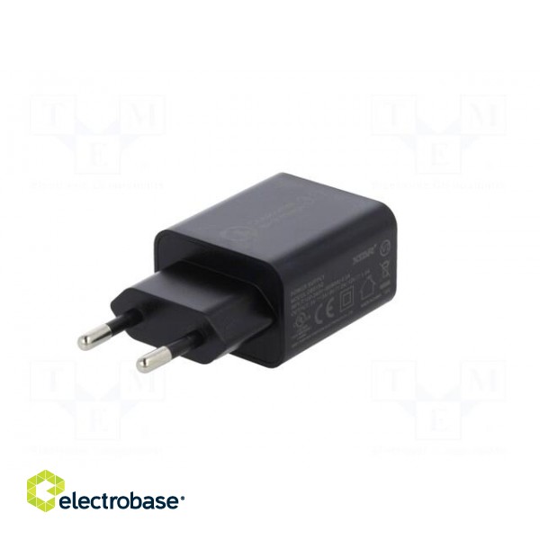 Charger: USB | Usup: 100÷240VAC | Out: USB | Plug: EU | 5/9/12V | 3A | 18W image 6