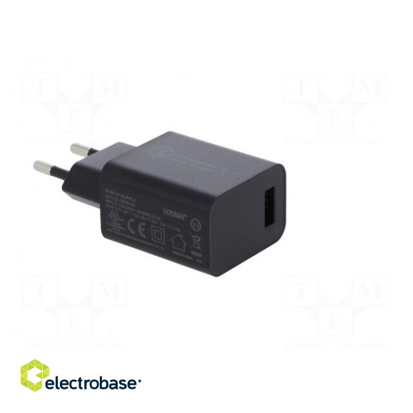 Charger: USB | Usup: 100÷240VAC | 5VDC,9VDC,12VDC | Out: USB | Plug: EU image 8