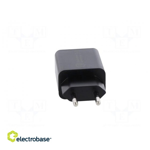 Charger: USB | Usup: 100÷240VAC | Out: USB | Plug: EU | 5/9/12V | 3A | 18W image 5