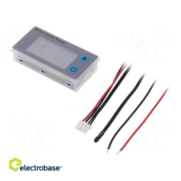 Voltage indicator | VDC: 10÷100V | battery packs image 1