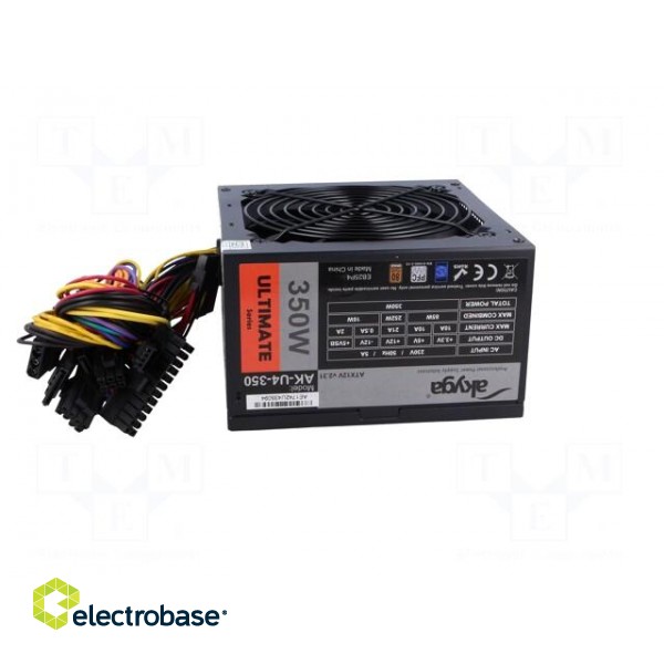 Power supply: computer | ATX | 350W | Features: fan 12cm image 9