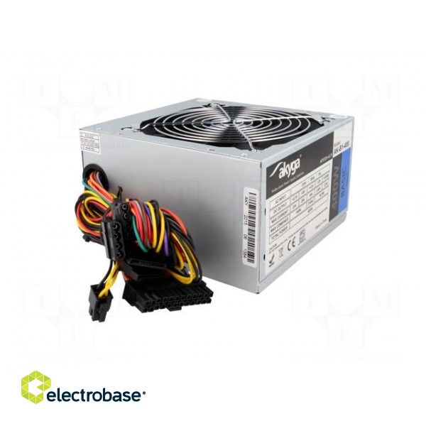 Power supply: computer | ATX | 400W | 3.3/5/12V | Features: fan 12cm image 8