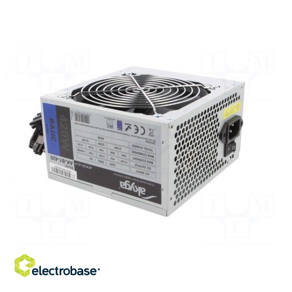 Power supply: computer | ATX | 420W | Features: fan 12cm image 2