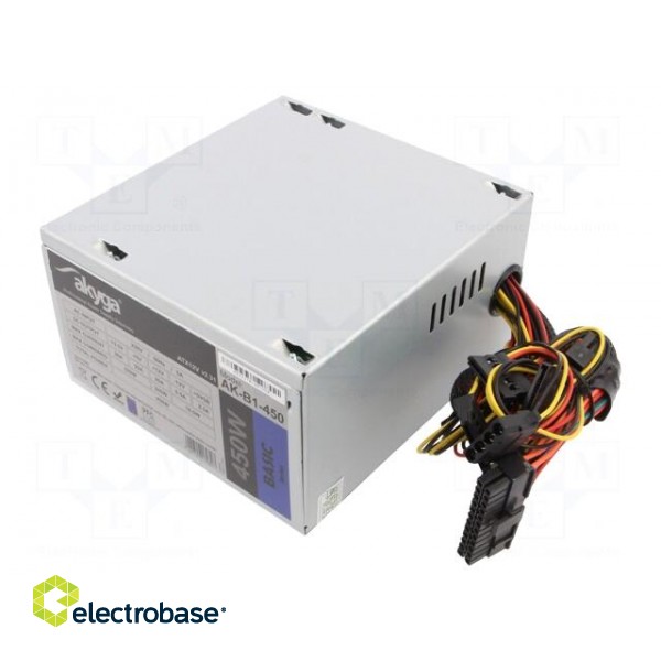 Power supply: computer | ATX | 450W | Features: fan 12cm image 1