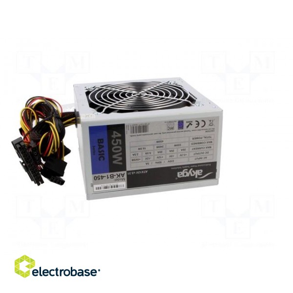 Power supply: computer | ATX | 450W | Features: fan 12cm image 9