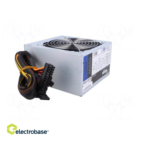 Power supply: computer | ATX | 500W | Features: fan 12cm image 8