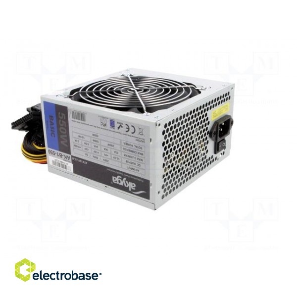 Power supply: computer | ATX | 550W | 3.3/5/12V | Features: fan 12cm image 2