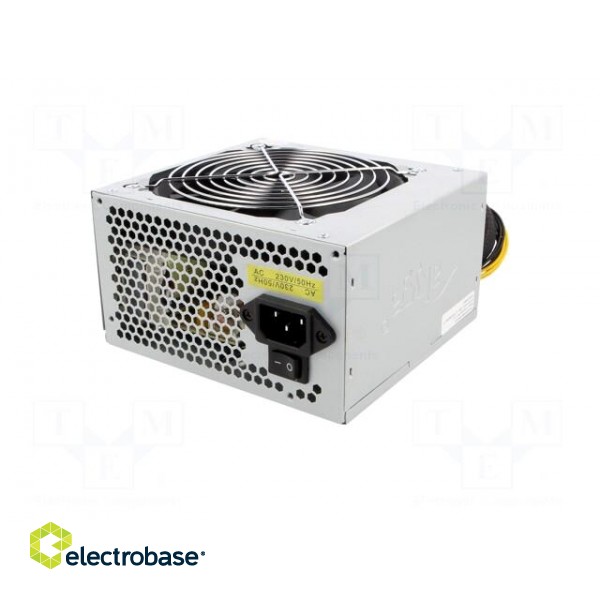 Power supply: computer | ATX | 550W | 3.3/5/12V | Features: fan 12cm image 4