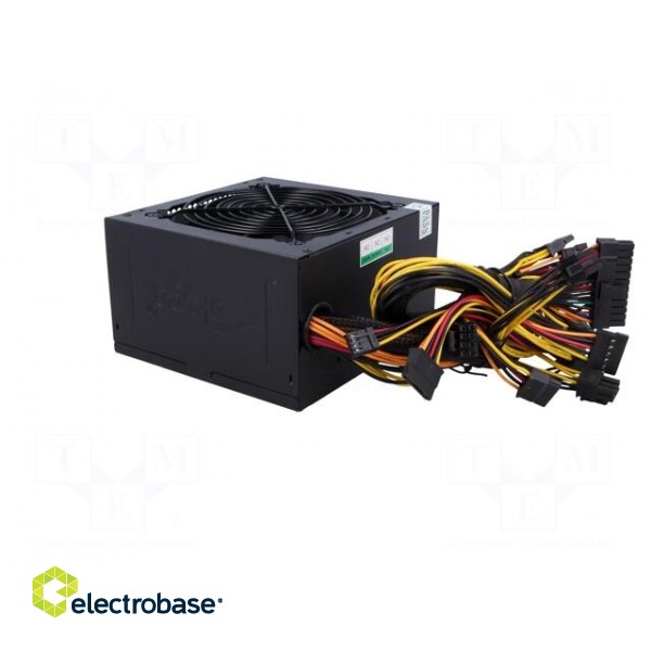 Power supply: computer | ATX | 600W | Features: fan 12cm image 6