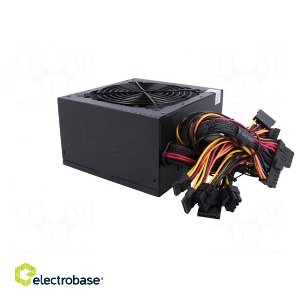 Power supply: computer | ATX | 600W | Features: fan 12cm image 7