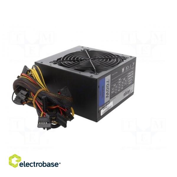 Power supply: computer | ATX | 700W | Features: fan 12cm image 7