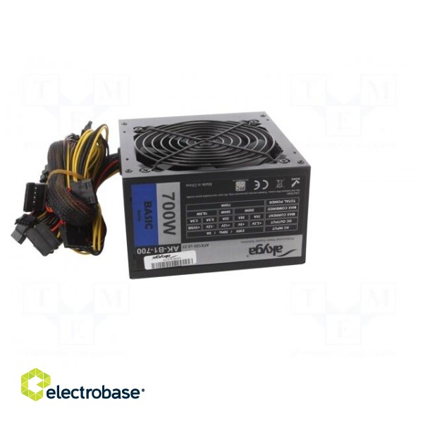 Power supply: computer | ATX | 700W | Features: fan 12cm image 8