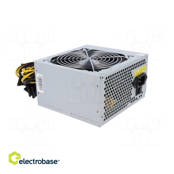 Power supply: computer | ATX | 700W | Features: fan 12cm image 6