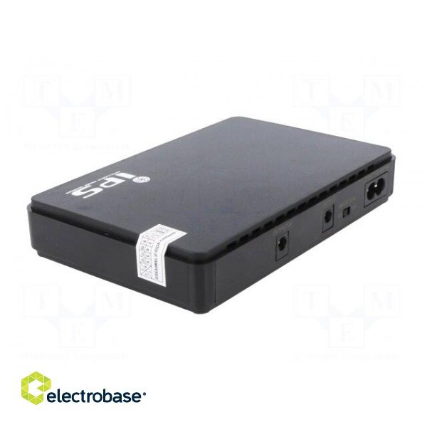Power supply: router UPS | 30W | Uin: 90÷264V | 160x105x28mm | 8800mAh image 4