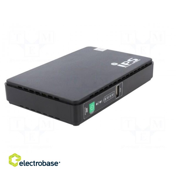 Power supply: router UPS | 160x105x28mm | 30W | No.of out.sockets: 2 фото 8