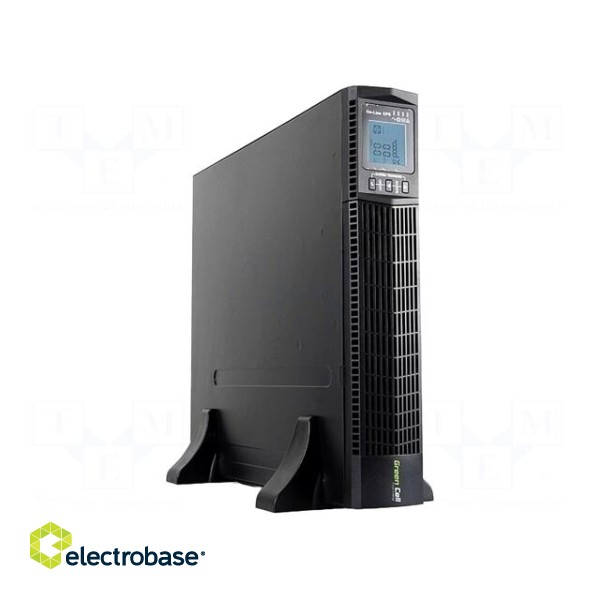 Power supply: UPS | 1.8kW | 2kVA | 220÷240VDC | 440x86.5x552mm | 9Ah image 1