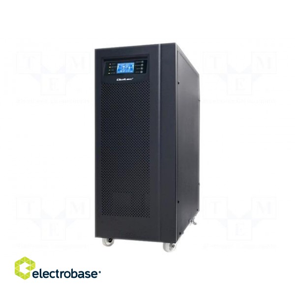 Power supply: UPS | 8kW | 10kVA | Uin: 80÷285V | 505x250x610mm | 7Ah фото 1