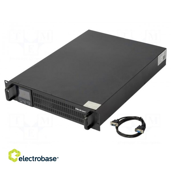 Power supply: UPS | 2.4kW | 3kVA | Uin: 115÷300V | 635x483x87mm | 7Ah