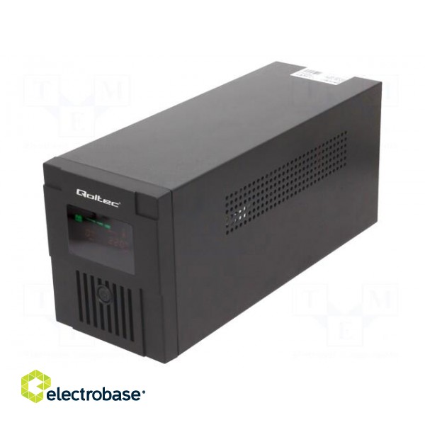 Power supply: UPS | 90x320x142mm | 600W | 1kVA | No.of out.sockets: 3 фото 1