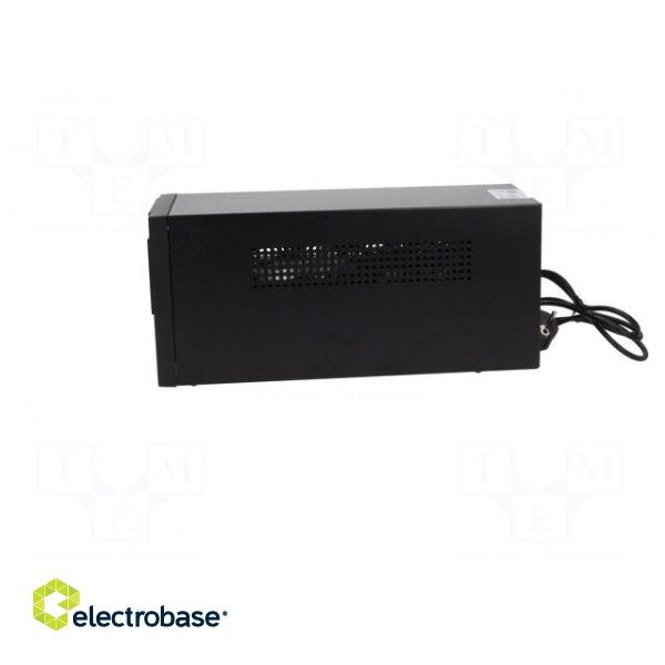 Power supply: UPS | 600W | 1kVA | 90x320x142mm | No.of out.sockets: 3 image 3