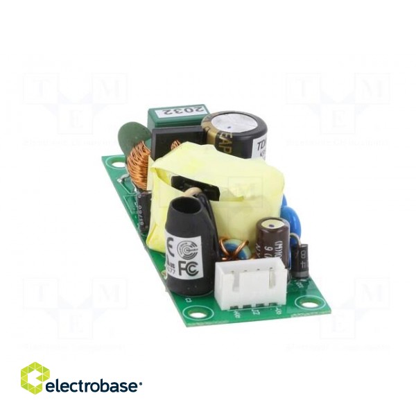 Power supply: switched-mode | open | 25W | 90÷264VAC | 15VDC | 1.67A image 5
